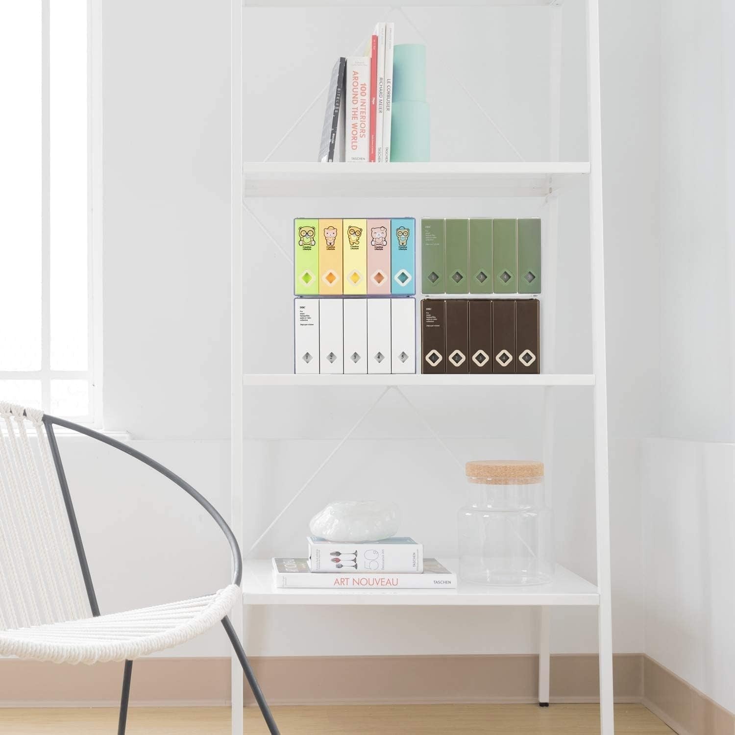 CD DVD Storage Box Holds 120 Discs Media Organizer Colorful Bear