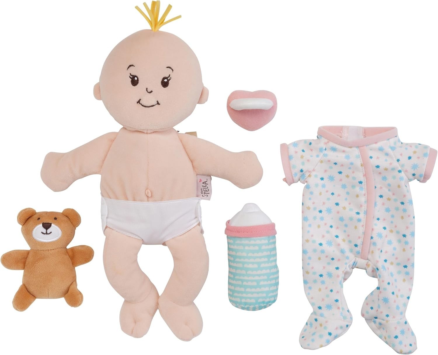 12in Soft Baby Doll Sleepy Time Scent Set Bottle Teddy Book Gift