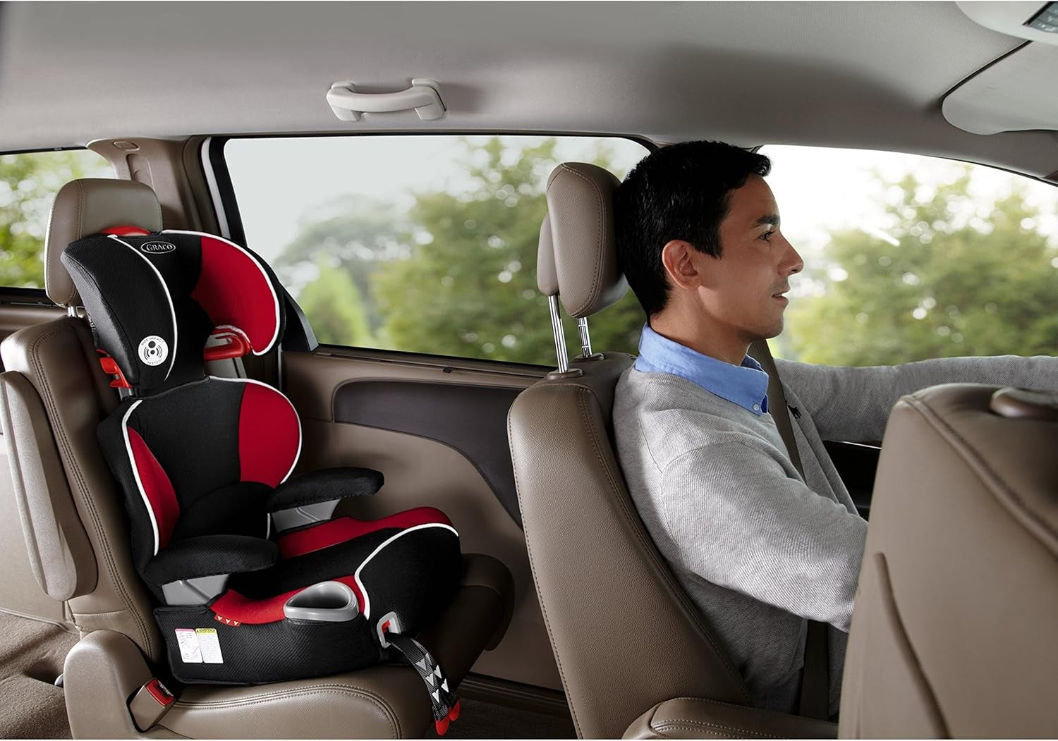 Highback Booster Car Seat with LATCH 2-in-1 Convertible Kids Seat