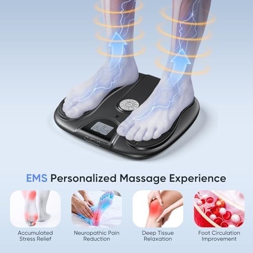 EMS TENS Foot Circulation Machine Pain Relief Stimulator 99 Levels