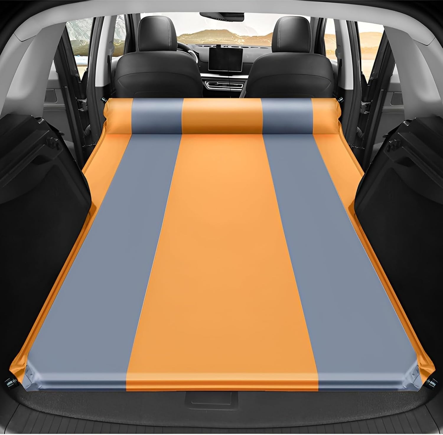 Multicolr Car Air Mattress Inflatable Bed for Travel Camping Sleep SUV Sedan Van