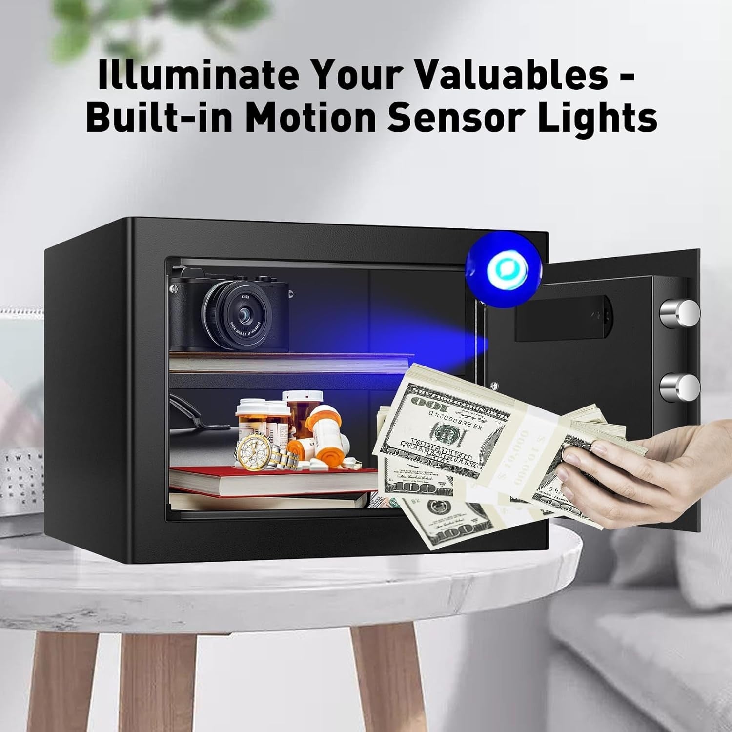 30L Digital Safe Box Fireproof Bag LED Keypad Cash Jewelry Security