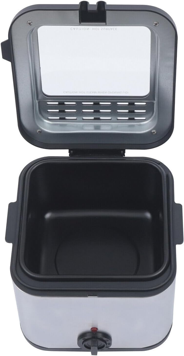 Electric Deep Fryer 2.5L 1000W Stainless Steel Adjustable Temp Basket