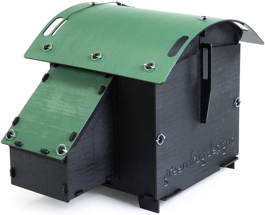 Small Chicken Coop Fox Proof Recycled Plastic Waterproof Hen House 2–4