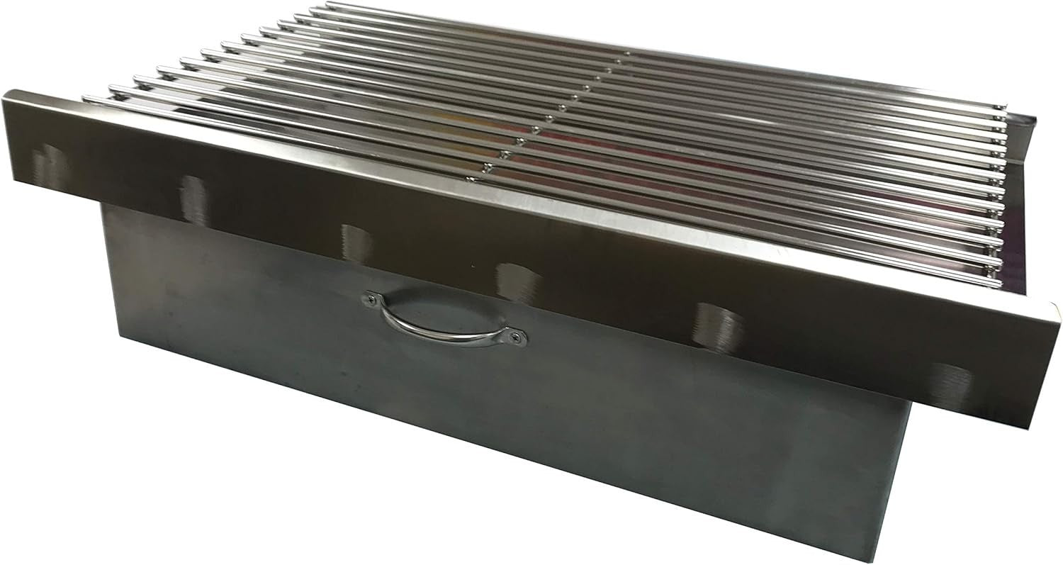 Stainless Steel Brick BBQ Grill Kit DIY Outdoor Charcoal Cooking Station