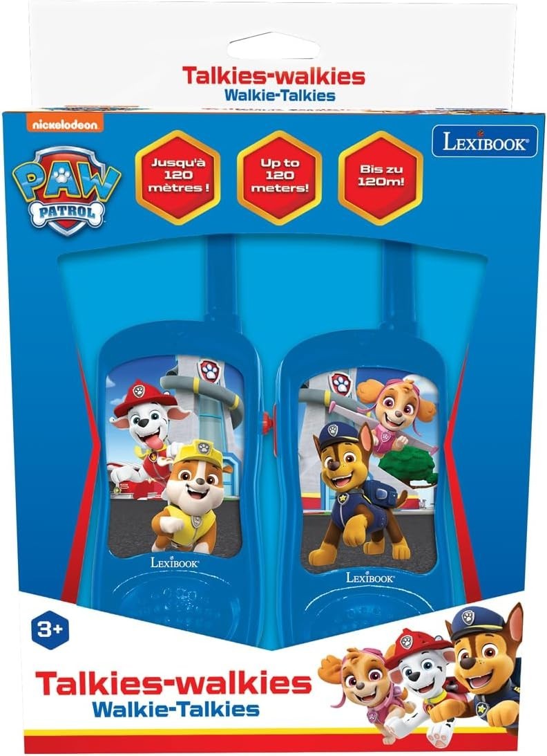 Kids Paw Patrol Walkie Talkies Belt Clip Outdoor Communication Toy