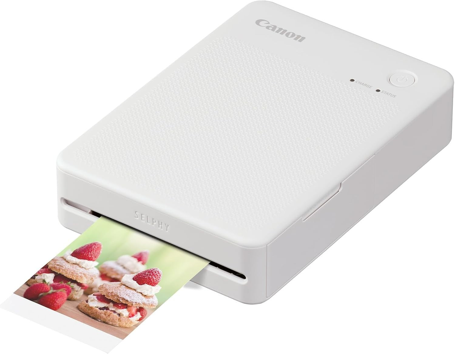 Portable Wi-Fi Dye Sublimation Printer | Peel & Stick Prints, USB-C White