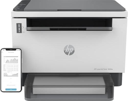LaserJet Tank MFP 1604w Mono All-in-One Printer Print Scan Copy Bluetooth