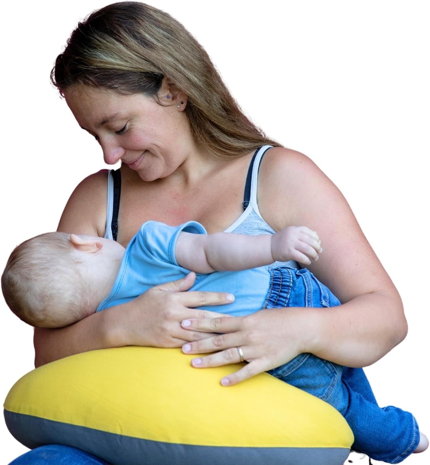 Breastfeeding Nursing Pillow Support Cushion Removable Washable Cover 39”
