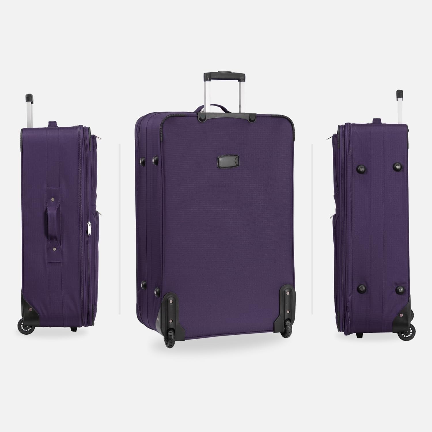 Extra Large 29” Soft Check In Suitcase Expandable Lightweight 2 Wheel 92L