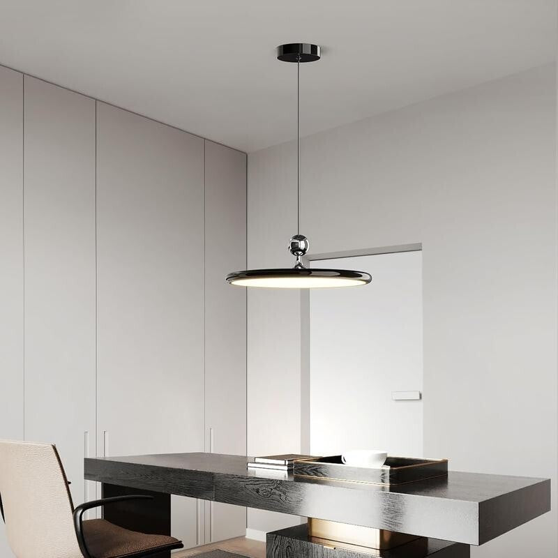 Dimmable LED Pendant Ceiling Light Remote Control Modern Hanging Chandelier