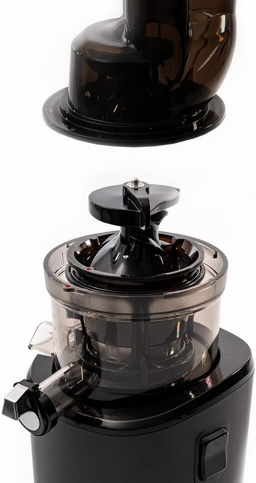 Cold Press Slow Juicer Auto Cutting Dual Feed Chute High Yield Quiet