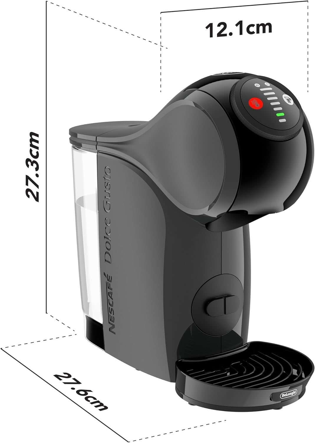 Pod Coffee Machine with Capsules | 15 Bar Pressure | Compact Espresso Maker