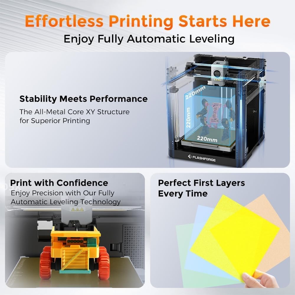 Multi-Color FDM 3D Printer IFS Auto Level 600mm/s 300°C Nozzle