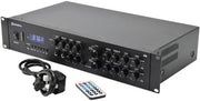 Dual Zone Stereo Amplifier 4x200W Bluetooth USB SD FM Media Player