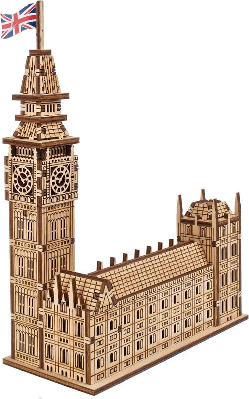 3D Wooden Big Ben Puzzle Kit - DIY London Architecture Model