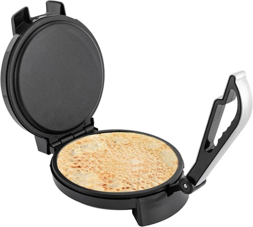 1200W Electric Roti Chapati Crepe Pancake Maker Non-Stick Adjustable Temp