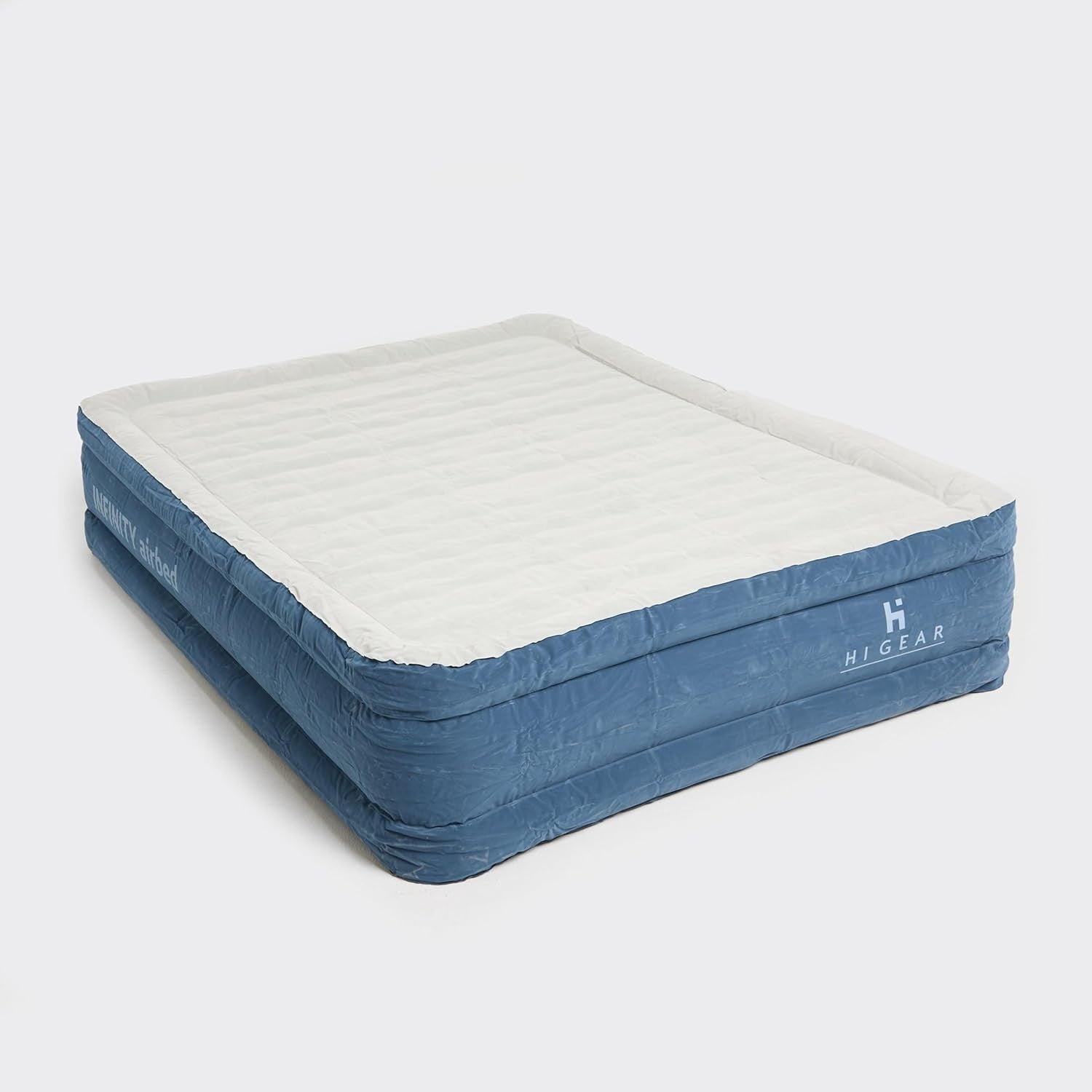 King Size Inflatable Airbed with Built-in Pump USB Port Raised Mattress
