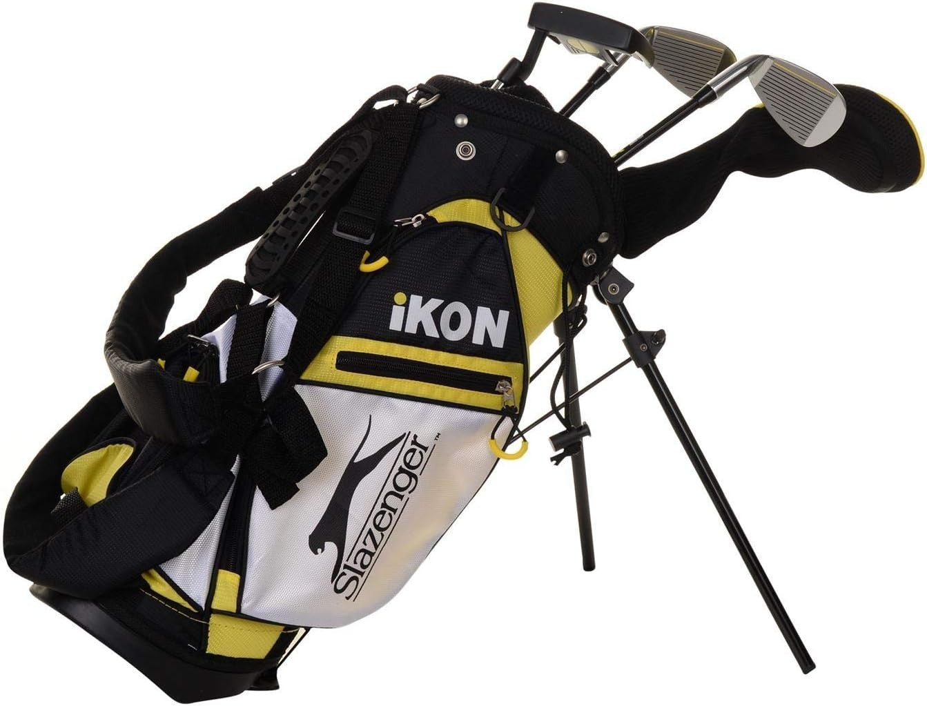 Kids Golf Club Set Ages 3–5 Right Hand Junior Graphite Stand Bag Yellow