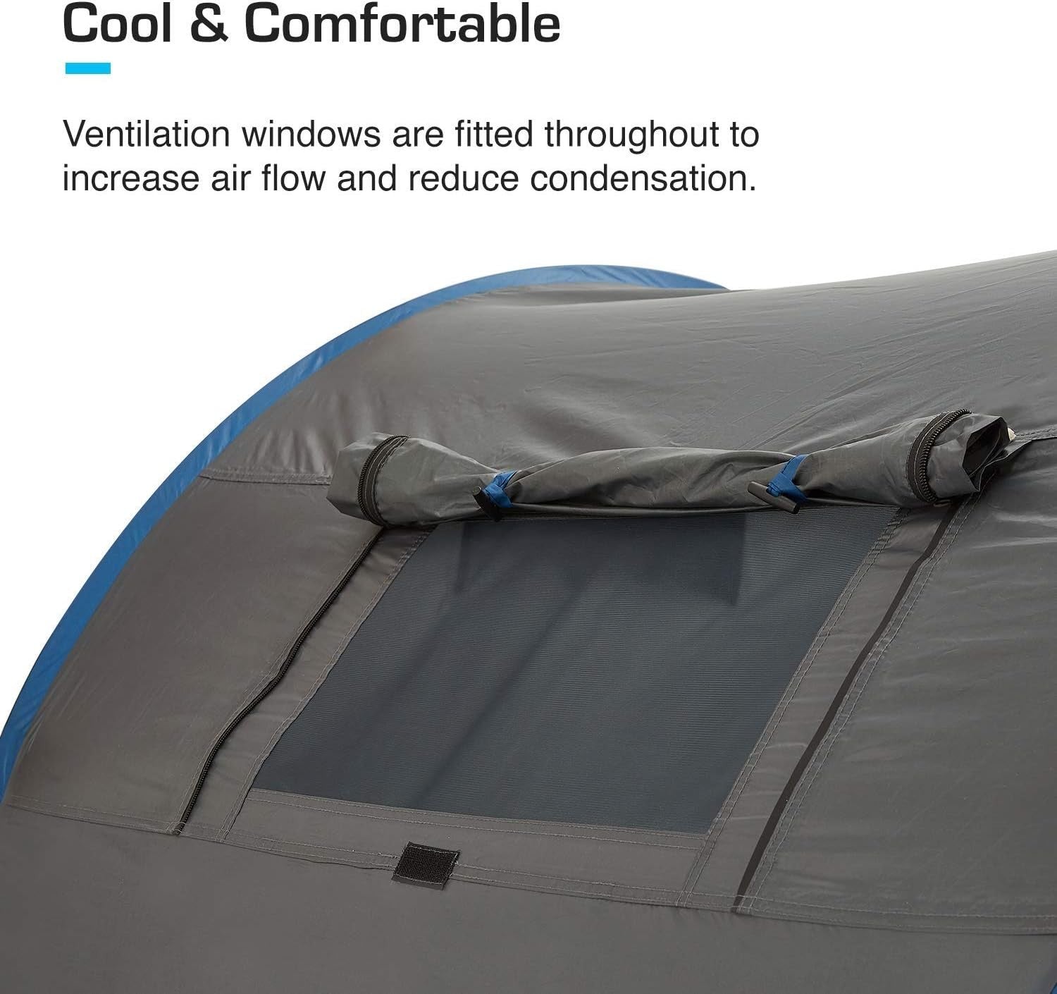 Active Era Pop-Up Tent 4-5 Person Easy Setup Waterproof with Porch