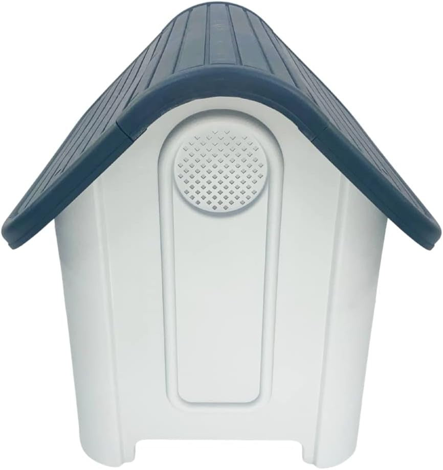 Lightweight Outdoor Indoor Dog House with Ventilation & Raised Floor 75x59x66cm