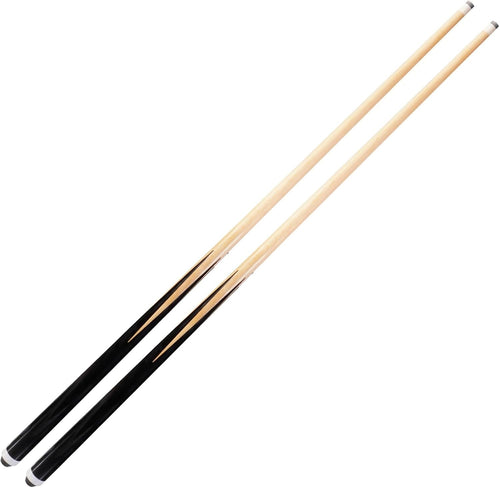 36in Pool Cue Set 2 Sticks 13mm Tip Wooden 2pc Kids Tight Spaces