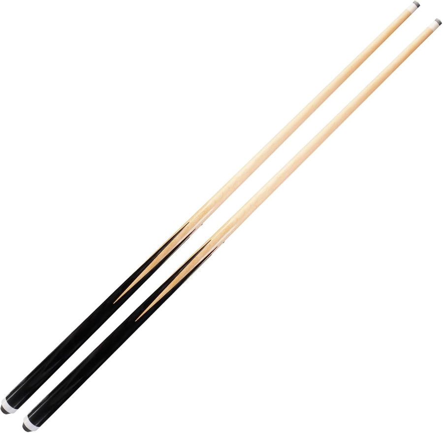36in Pool Cue Set 2 Sticks 13mm Tip Wooden 2pc Kids Tight Spaces