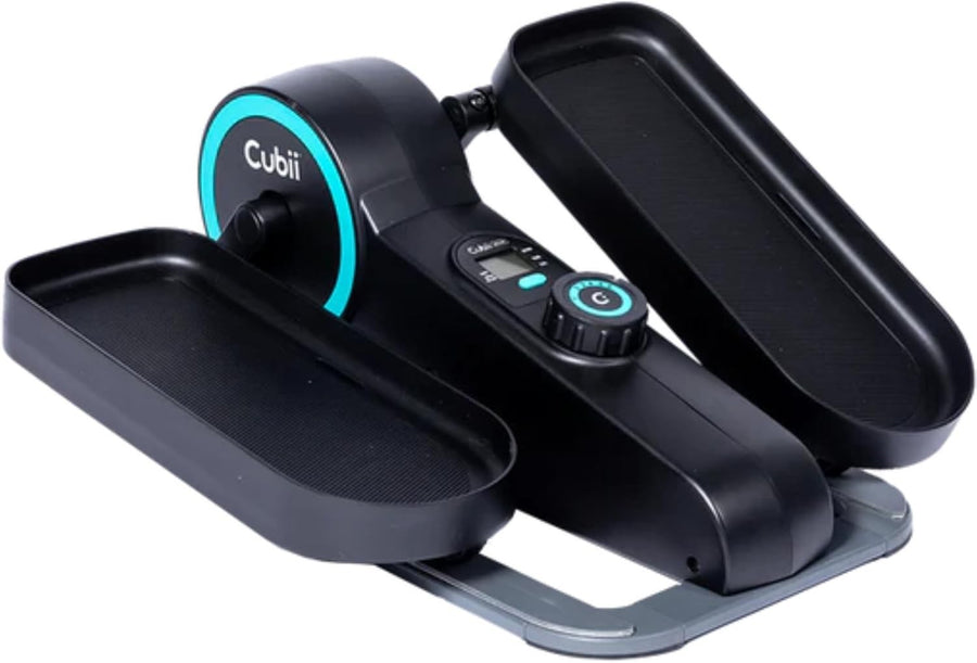 Under Desk Elliptical Pedal Exerciser Quiet Compact Seated Leg Trainer