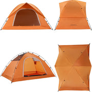 2 Man Waterproof Camping Tent Lightweight Dome Easy Set Up Hiking