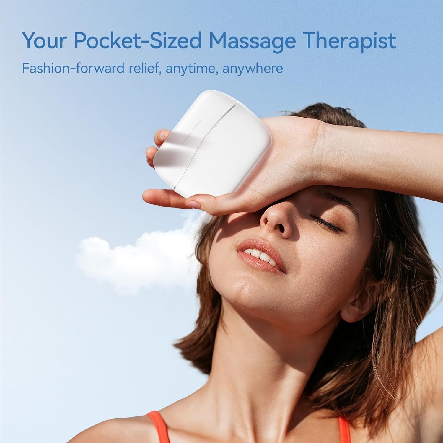 Mini Massage Gun Deep Tissue Pocket Size Portable Muscle Relaxer Travel Gym