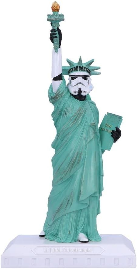Statue of Liberty Stormtrooper Figurine 16.5cm Resin Collectible Home Decor