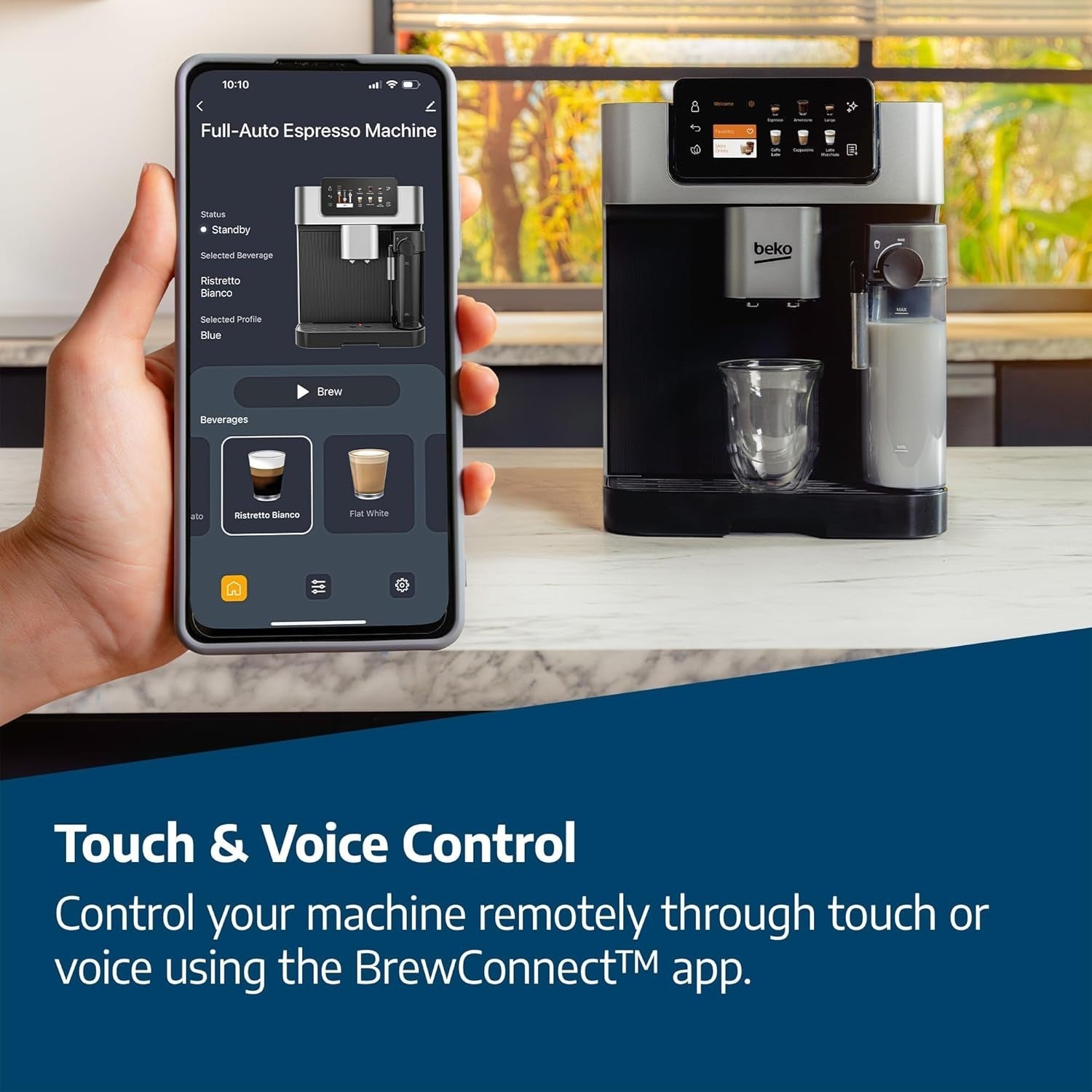 Fully Automatic Bean-to-Cup Coffee Machine | Touchscreen | Milk System
