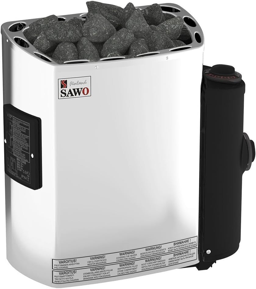 Mini Trendline Sauna Heater 3.6kW | Compact Wall-Mounted Electric Sauna Stove