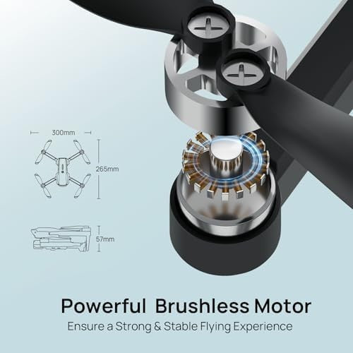 4K Drone with Camera Brushless Motor 36min Flight FPV Altitude Hold Toy