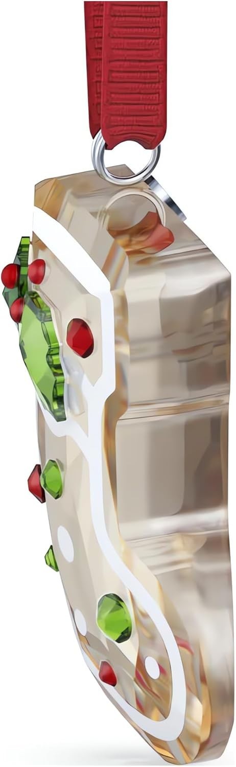 Gingerbread Stocking Ornament • Festive Cookie-Style Design • Luxury Xmas Decor