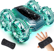 Amphibious 4WD Gesture RC Car Boat 60min Play Magnetic Charge Kids Gift