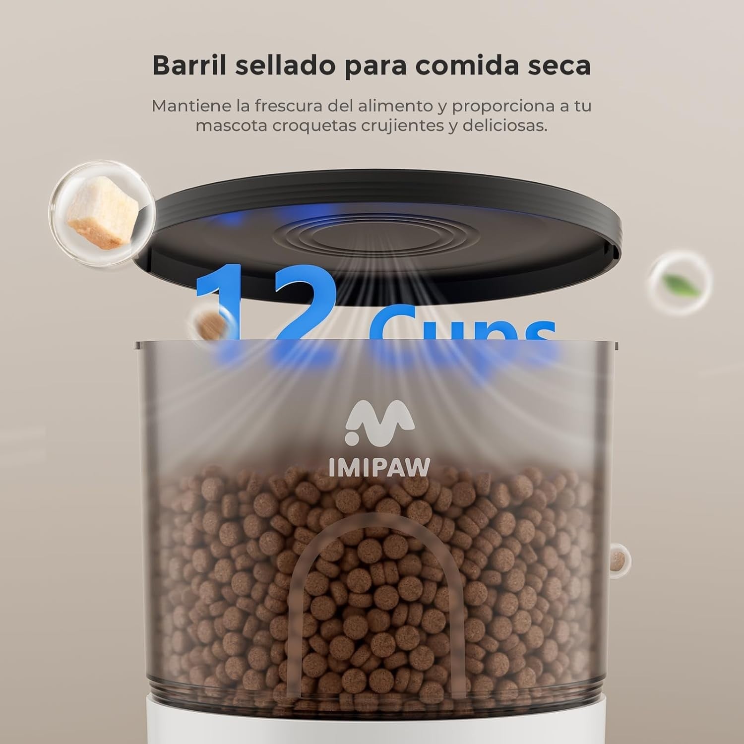 Automatic Pet Feeder 3L Programmable Timer Food Dispenser LCD Control