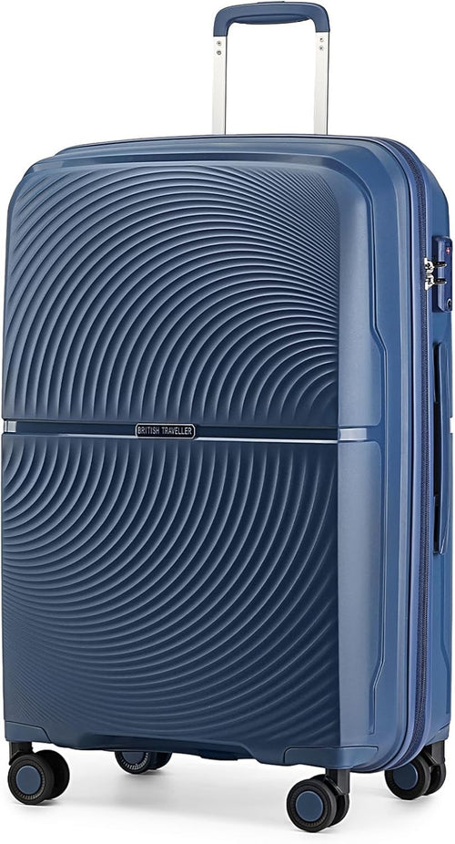 Large Hard Shell Suitcase 4 Spinner Wheels Lightweight PP TSA Lock 106L