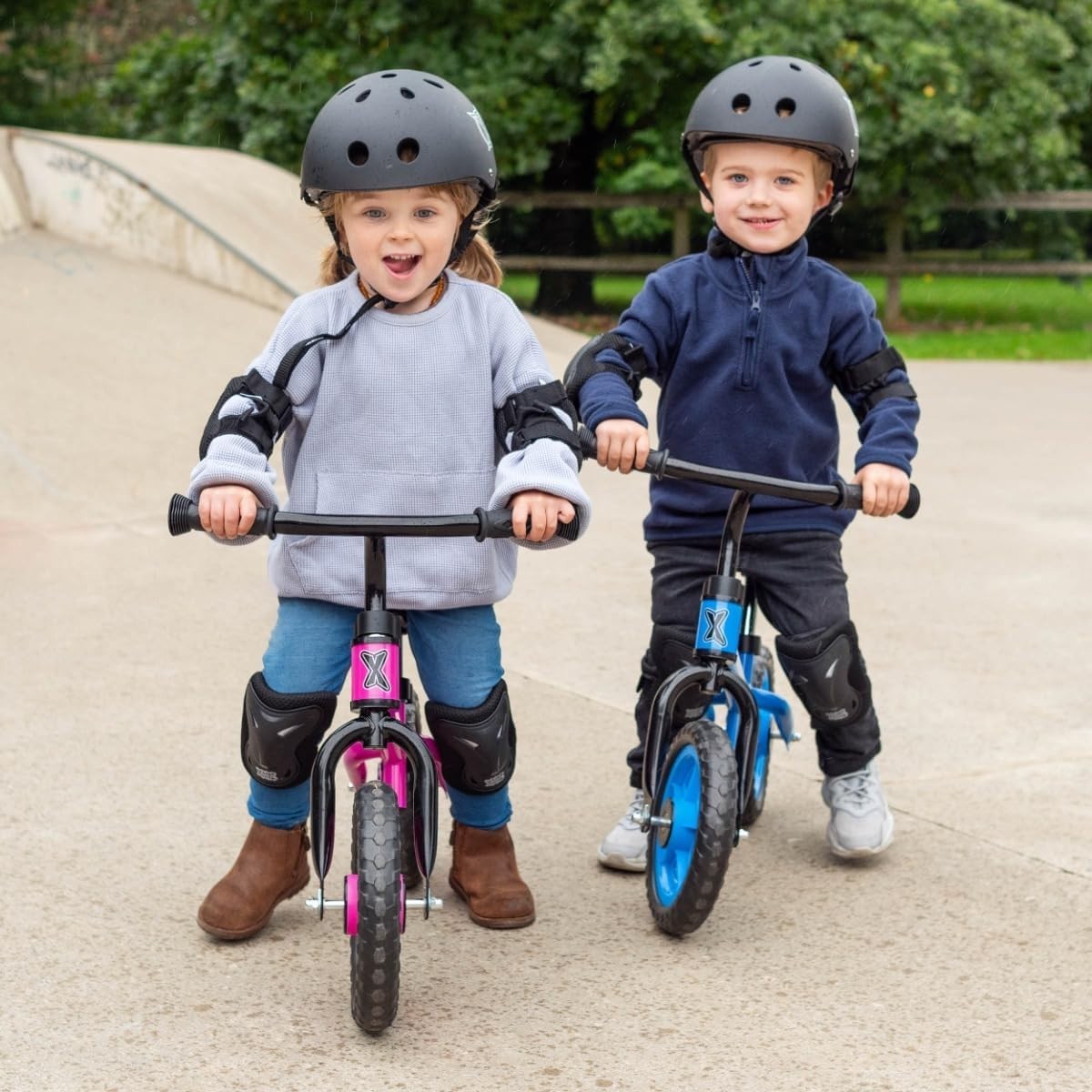 Pink Kids Balance Bike No Pedals Adjustable Seat Training Bicycle 2+
