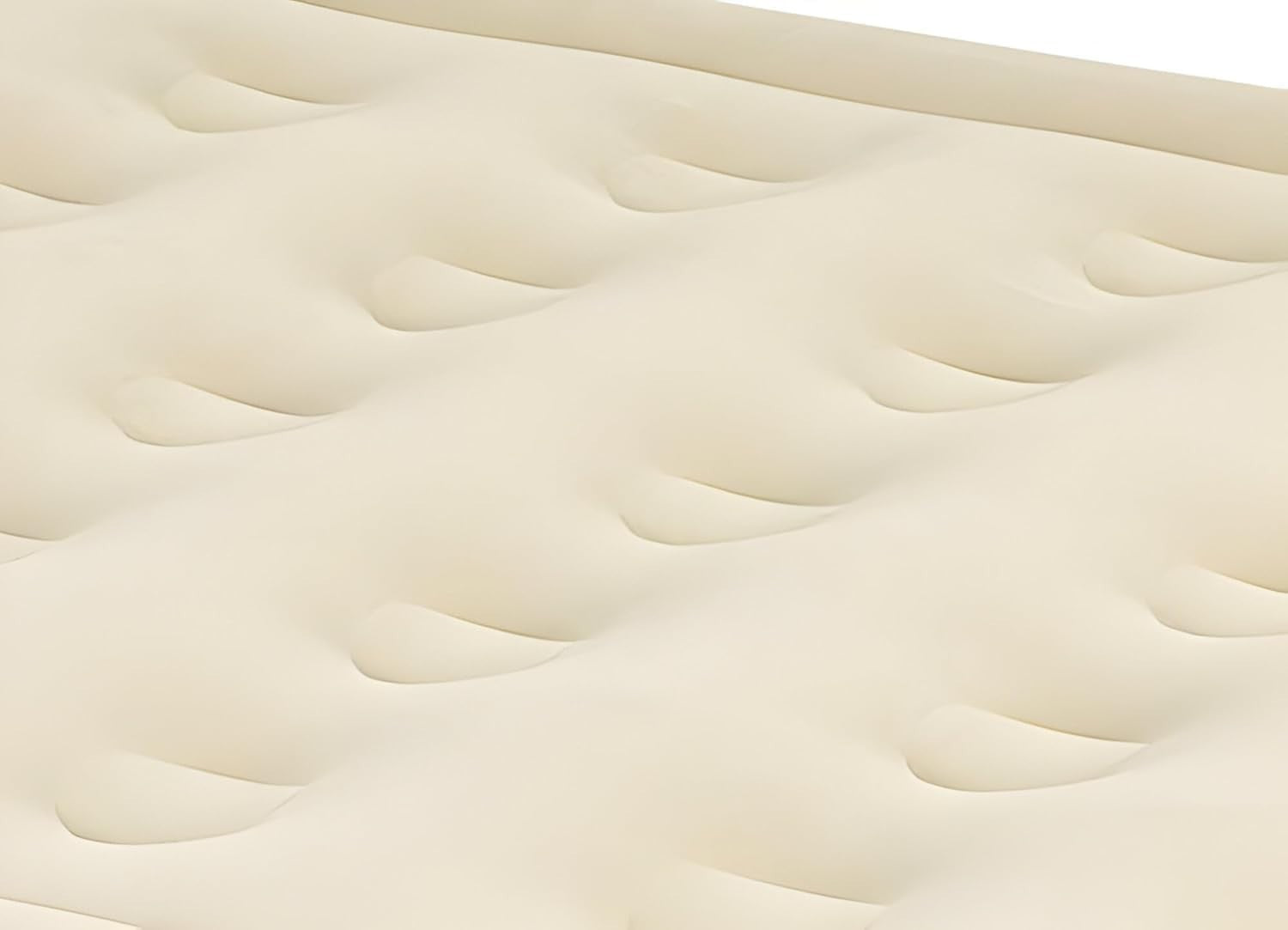 High Raised Single Air Mattress with Built-In Electric Pump – Flocked Comfort