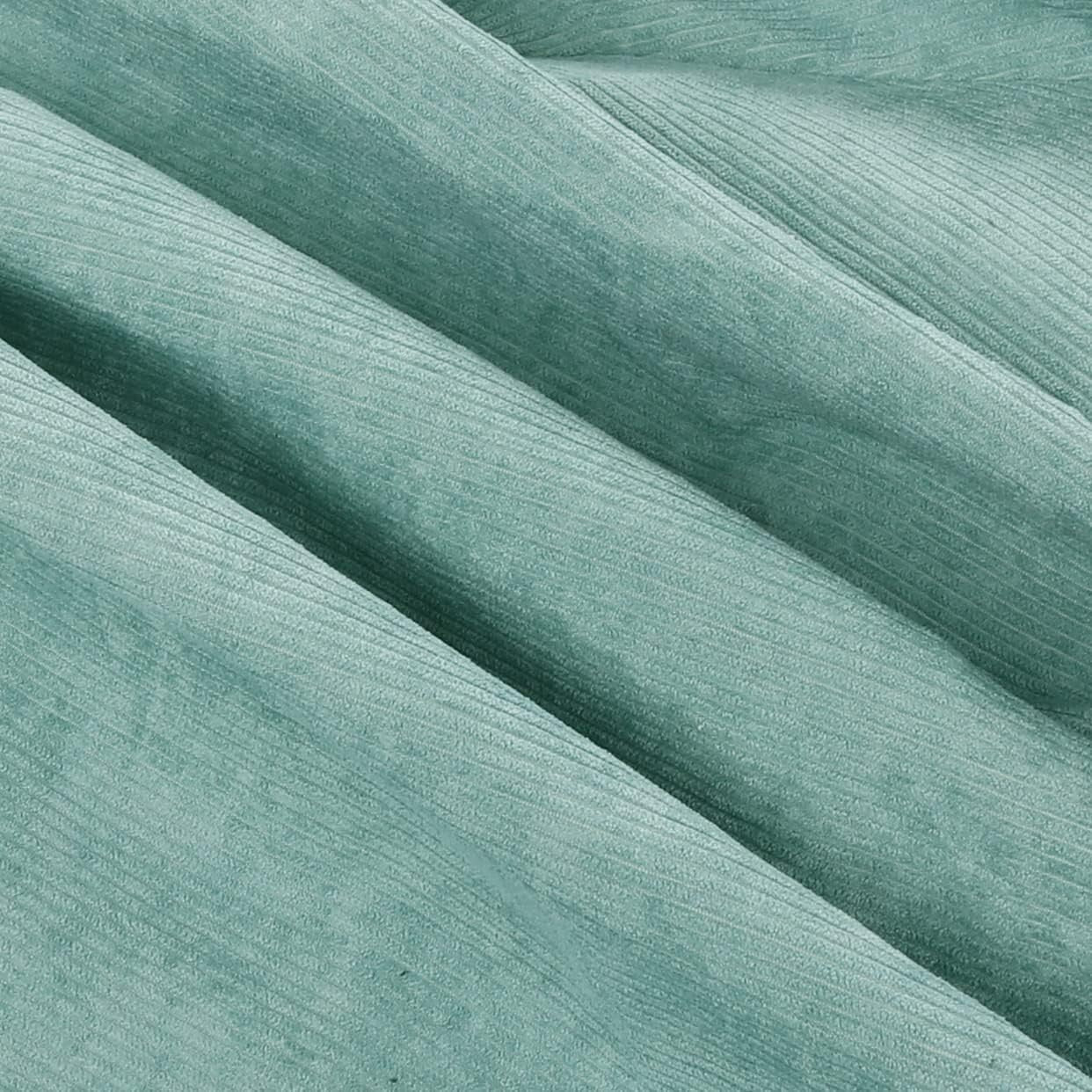 Green Corduroy Bean Bag Chair 100cm – Soft Foam Seat for Adults & Kids
