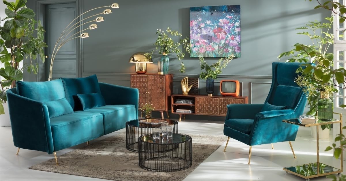 Modern Black Round Glass Coffee Table Set of 2 – Steel Frame, 70cm & 60cm