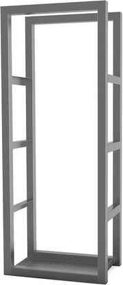 Stainless Steel Log Store Rack Firewood Holder 150x60x25cm Easy Assembly