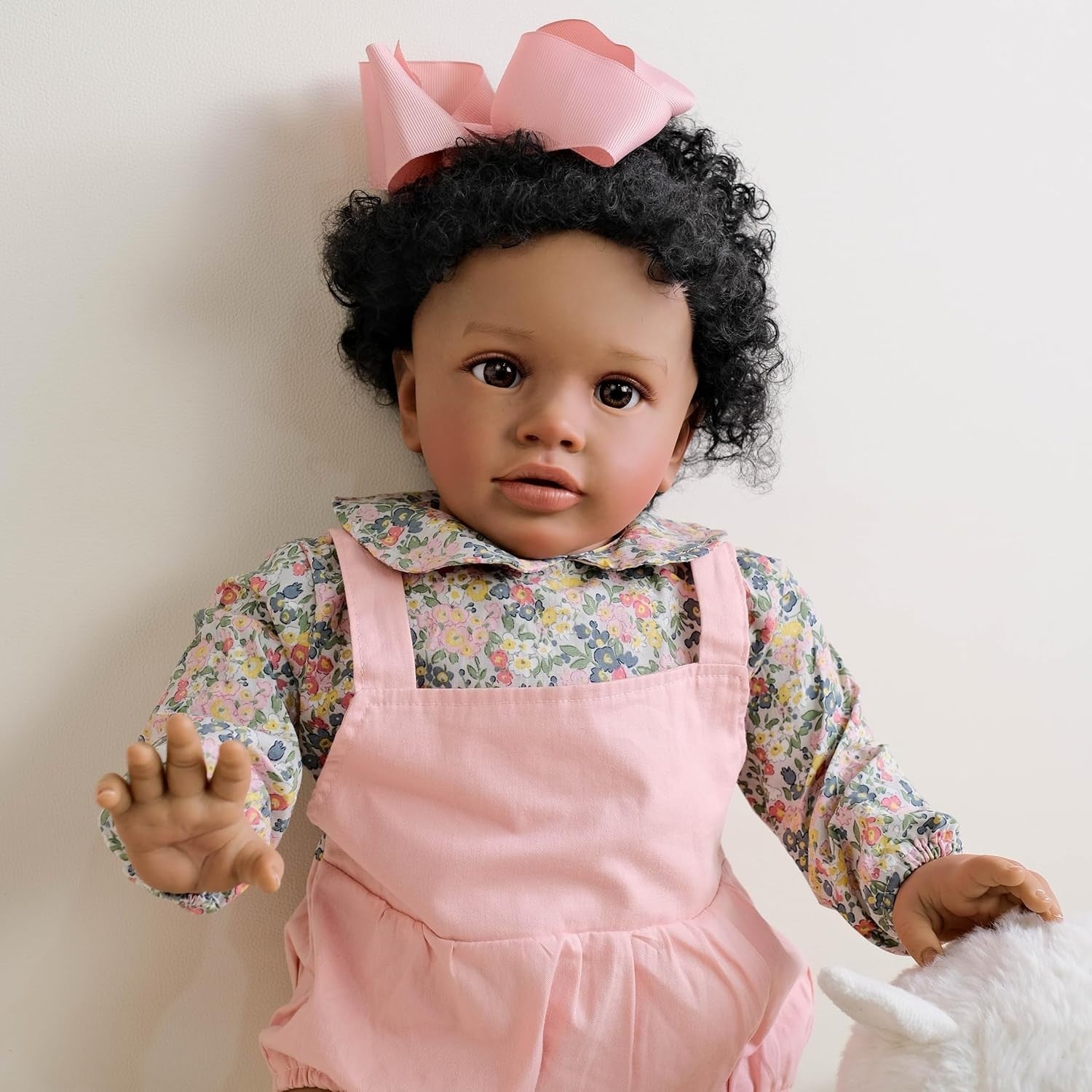 26in Realistic Toddler Baby Doll Black Girl Big Size Soft Body