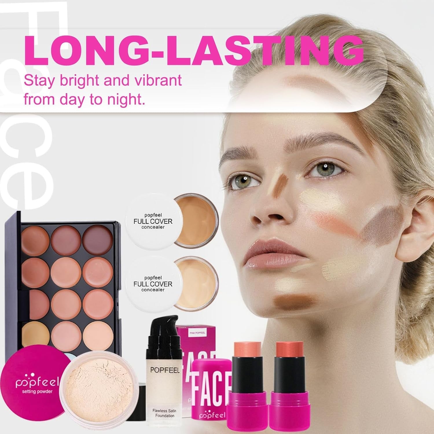 All One Makeup Gift Set Xmas Kit Palette Lipstick