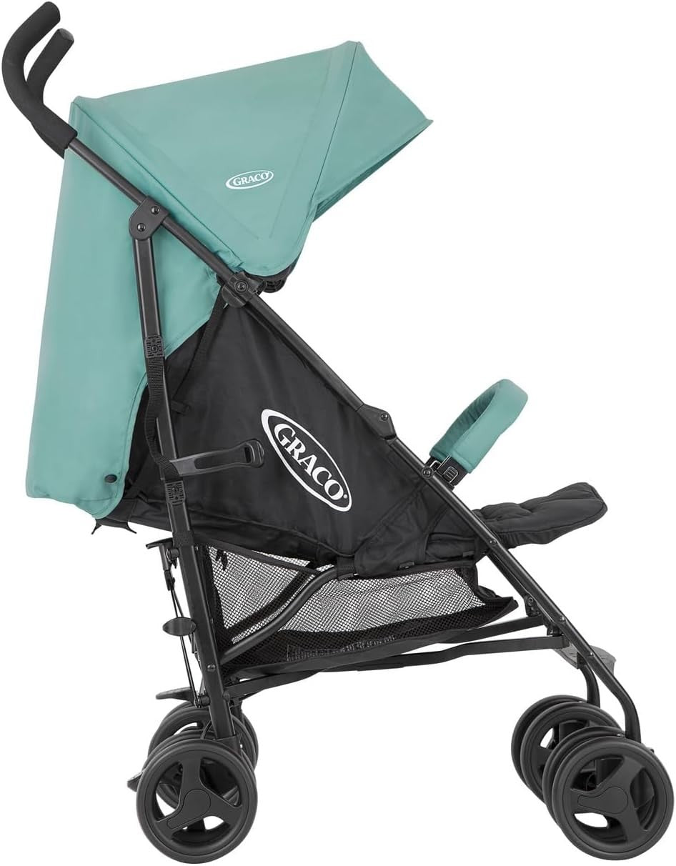 Lightweight Compact Stroller Travel Pushchair Multi-Recline 0-15kg Mint