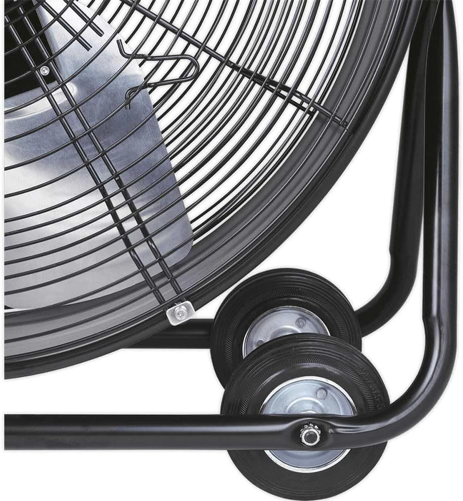 36-Inch Industrial Drum Fan – 230V High Velocity 410W Floor Air Circulation