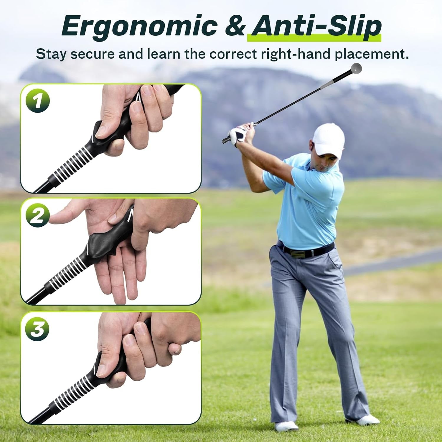 Golf Swing Trainer Weighted Tempo Stick 40" 48" Strength Aid