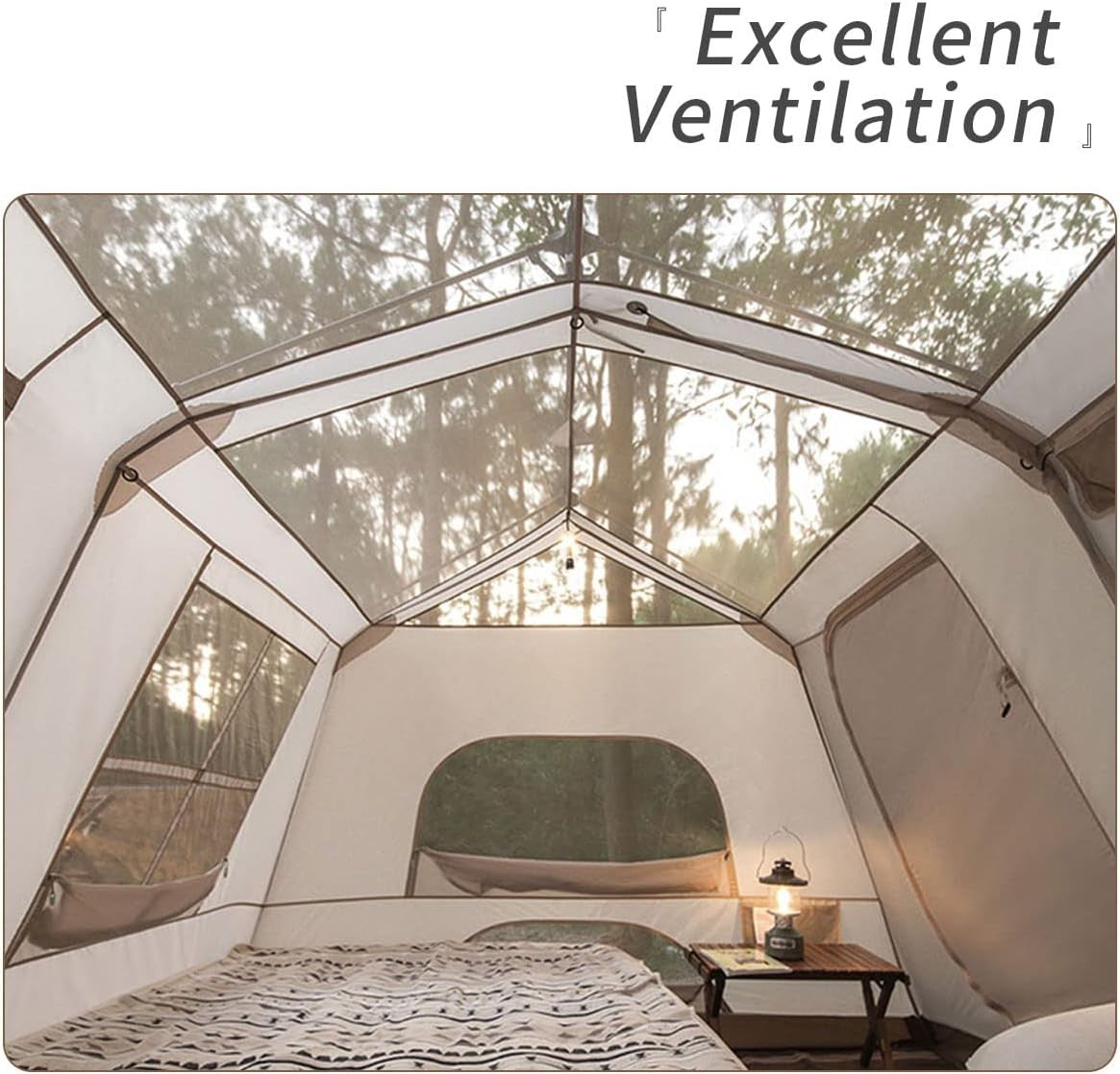 Pop Up Camping Tent 6 Man Automatic Waterproof