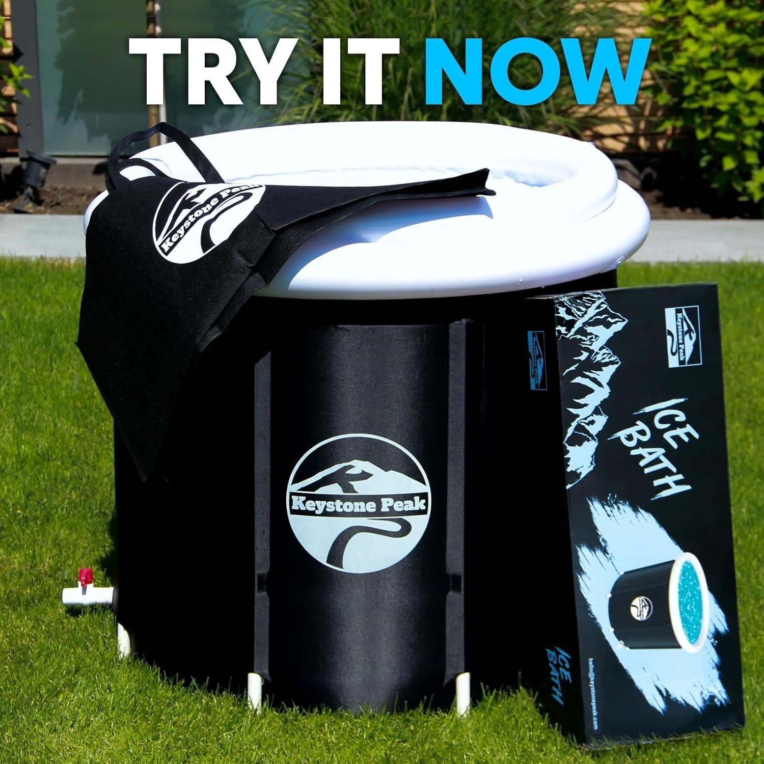 Portable Cold Plunge Tub for Adults | Inflatable Ice Bath for Sports Recovery